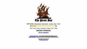 What Piratebays.fi website looked like in 2019 (4 years ago)