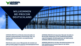 What Procom-deutschland.de website looked like in 2019 (4 years ago)