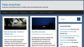 What Peds-ansichten.de website looked like in 2019 (4 years ago)