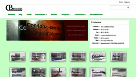What Procuradores-alicante.es website looked like in 2019 (4 years ago)