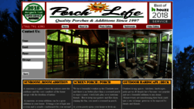 What Porch-life.com website looked like in 2019 (5 years ago)