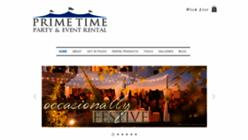 What Primetimepartyrental.com website looked like in 2019 (4 years ago)