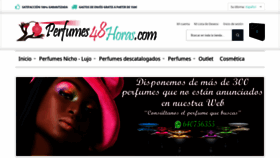 What Perfumes48horas.com website looked like in 2019 (4 years ago)
