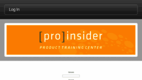 What Proinsider.promaster.com website looked like in 2019 (4 years ago)