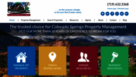 What Propertymanagementincoloradosprings.com website looked like in 2019 (4 years ago)
