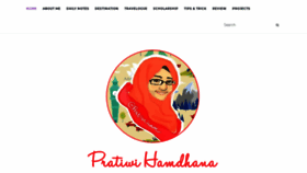 What Pratiwihamdhana.com website looked like in 2019 (4 years ago)