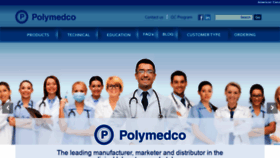 What Polymedco.com website looked like in 2019 (4 years ago)