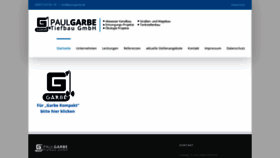 What Paul-garbe.de website looked like in 2019 (4 years ago)
