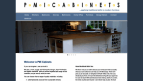What Pmicabinets.com website looked like in 2019 (4 years ago)