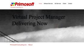 What Primosoft.us website looked like in 2019 (4 years ago)