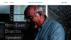 What Peterborner.com website looked like in 2019 (4 years ago)