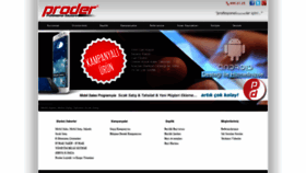 What Proderyazilim.com website looked like in 2019 (5 years ago)