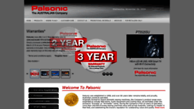 What Palsonic.com.au website looked like in 2019 (4 years ago)