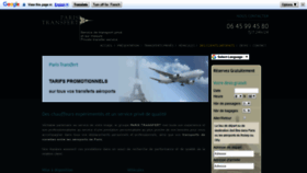What Paristransfert.fr website looked like in 2019 (4 years ago)