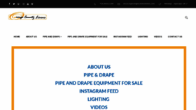 What Pipesanddrape.com website looked like in 2019 (4 years ago)