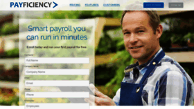 What Payficiency.com website looked like in 2019 (4 years ago)