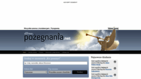 What Pozegnania.net website looked like in 2019 (4 years ago)