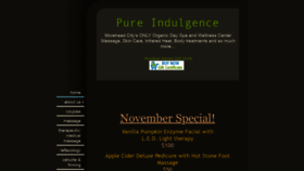 What Pureorganicspa.net website looked like in 2019 (4 years ago)