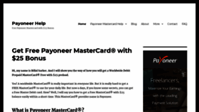 What Payoneerhelp.com website looked like in 2019 (4 years ago)