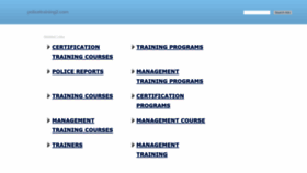 What Policetraining2.com website looked like in 2019 (4 years ago)