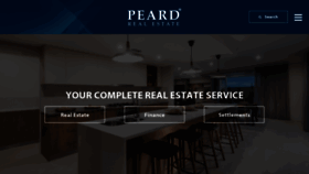 What Peard.com.au website looked like in 2019 (4 years ago)