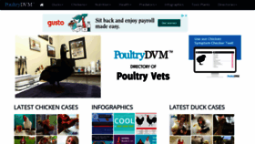 What Poultrydvm.com website looked like in 2019 (4 years ago)