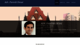 What Pareshdesaiassociates.com website looked like in 2019 (4 years ago)