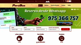 What Perubus.com.pe website looked like in 2019 (4 years ago)