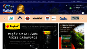 What Planetaaquarios.com.br website looked like in 2019 (4 years ago)