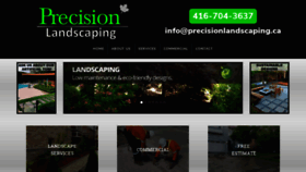 What Precisionlandscaping.ca website looked like in 2019 (5 years ago)