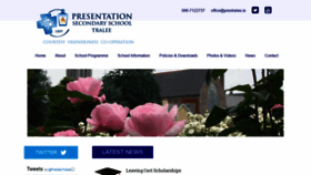 What Prestralee.ie website looked like in 2019 (4 years ago)