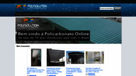 What Policarbonatoonline.com.br website looked like in 2019 (4 years ago)