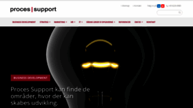 What Processupport.dk website looked like in 2019 (4 years ago)