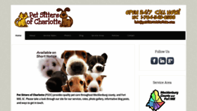 What Petsittersofcharlotte.com website looked like in 2019 (4 years ago)