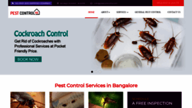 What Pestcontrolhs.com website looked like in 2019 (4 years ago)