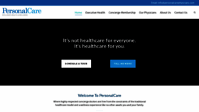 What Personalcarephysicians.com website looked like in 2019 (4 years ago)