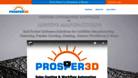 What Prosper3d.com website looked like in 2019 (4 years ago)