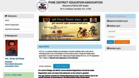 What Pdea-admission.org website looked like in 2019 (4 years ago)