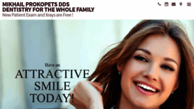 What Pro-dentalcare.com website looked like in 2019 (4 years ago)