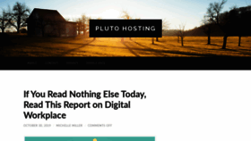 What Plutohosting.net website looked like in 2019 (4 years ago)