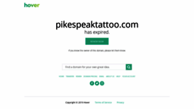 What Pikespeaktattoo.com website looked like in 2019 (4 years ago)