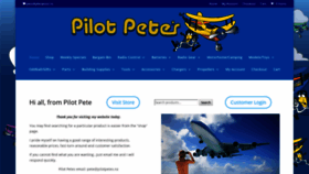 What Pilotpetes.nz website looked like in 2019 (4 years ago)