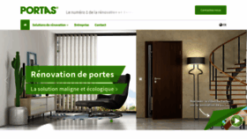 What Portas.fr website looked like in 2019 (4 years ago)