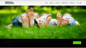What Perfectpodiatry.co.uk website looked like in 2019 (4 years ago)