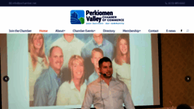 What Perkiomenvalleychamber.org website looked like in 2019 (4 years ago)