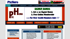 What Ptchero.com website looked like in 2019 (4 years ago)