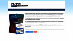 What Pappin.com website looked like in 2019 (4 years ago)