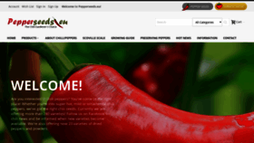 What Pepperseeds.eu website looked like in 2019 (4 years ago)