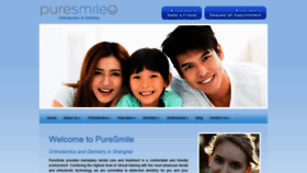 What Puresmile.com website looked like in 2019 (4 years ago)