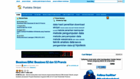 What Pustakaskripsi.com website looked like in 2019 (4 years ago)